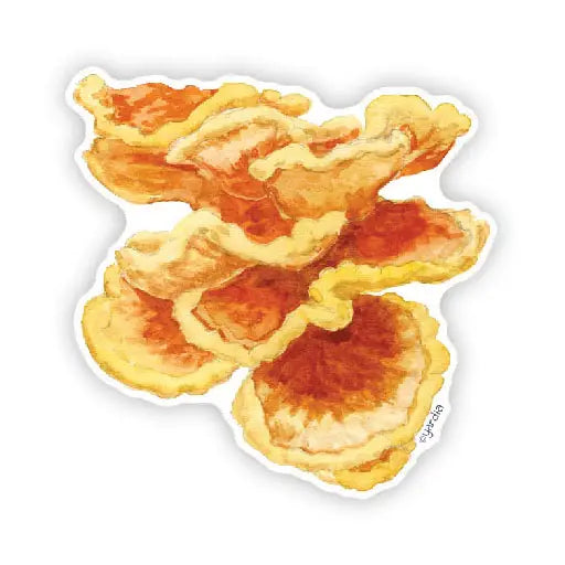 Chicken-Of-The-Woods Mushroom Sticker - Yardia