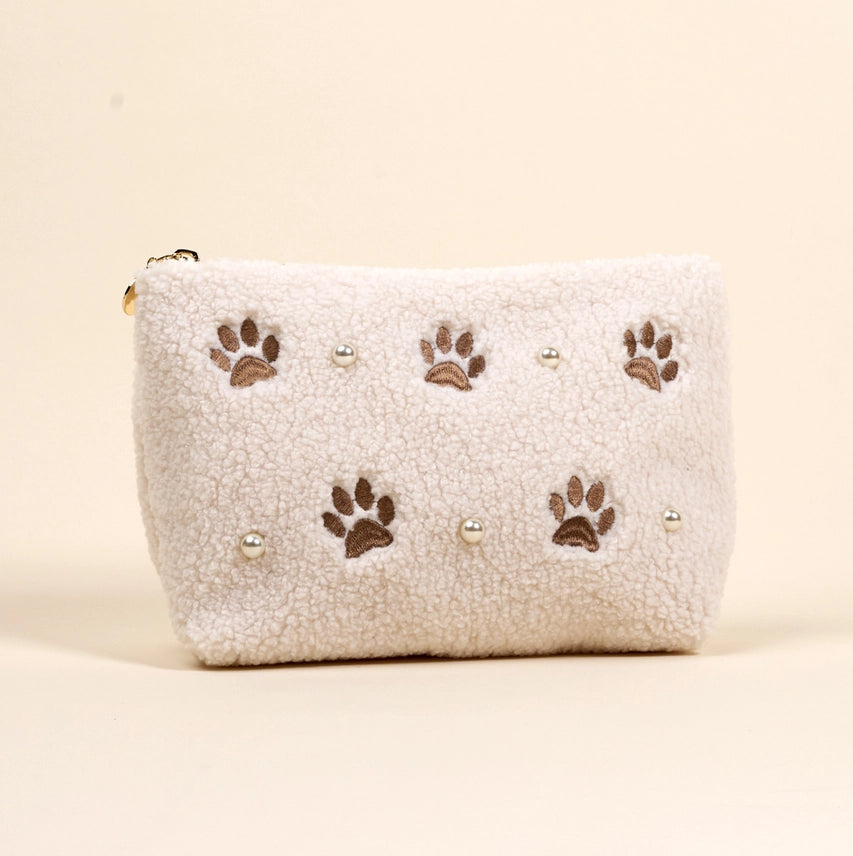 Paws & Pearls Teddy Pouch - The Darling Effect