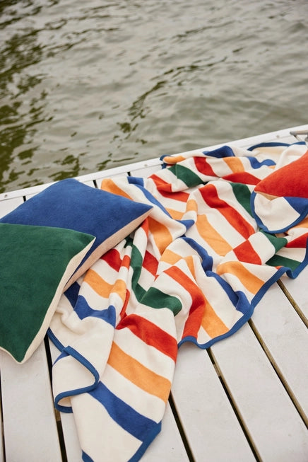Vintage Casco Bay Stripe Blanket - Chappy Wrap