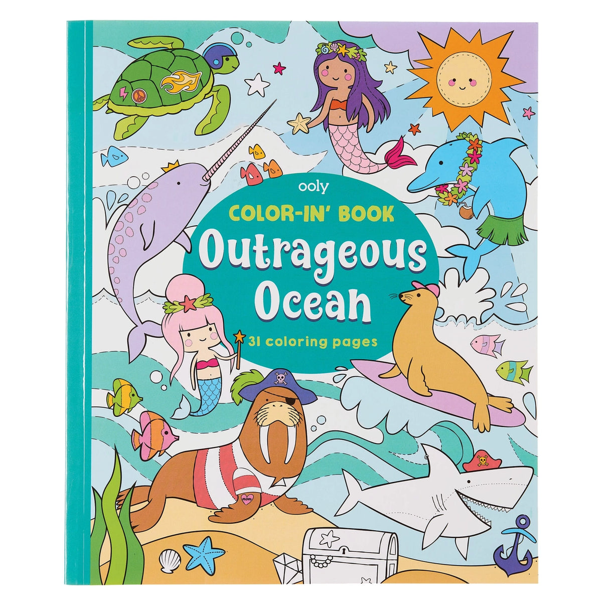 Outrageous Ocean Coloring Book - Ooly
