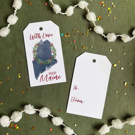 With Love from Maine Holiday Gift Tags  - Gert & Co