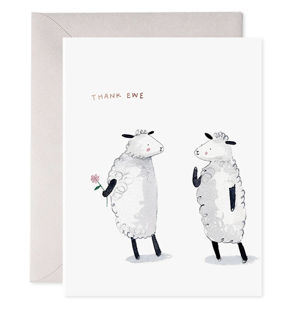 Thank Ewe Card - E. Frances Paper