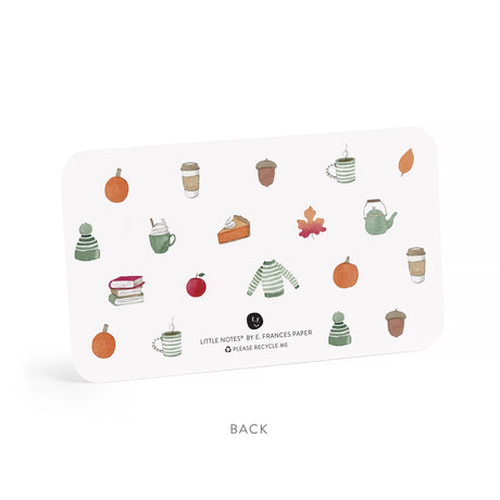 Crisp & Cozy Fall Little Notes® - E. Frances Paper