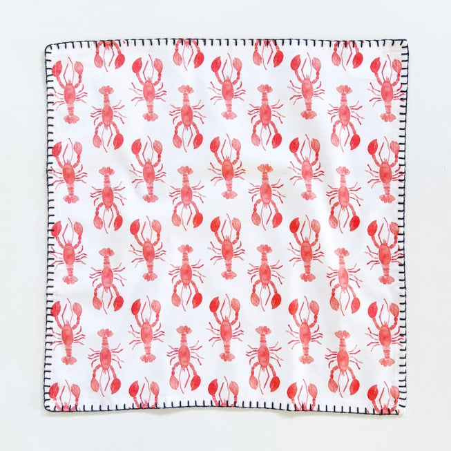 Maine Lobster Cotton Napkin Set - Gert & Co | Gifts from Maine