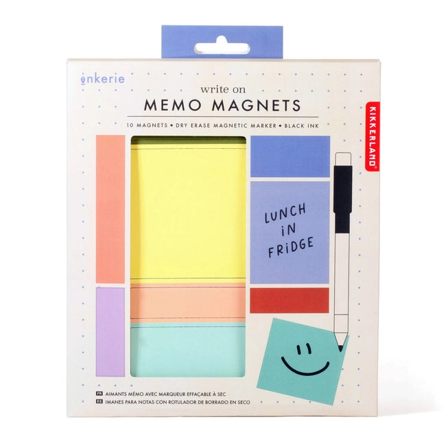 Dry-Erase Memo Magnets - Kikkerland