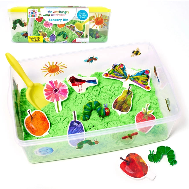 Very Hungry Caterpillar Sensory Bin  - Faber-Castell