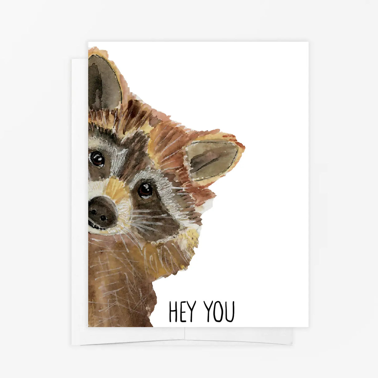 Hey You Raccoon Card - Emmy + Olly
