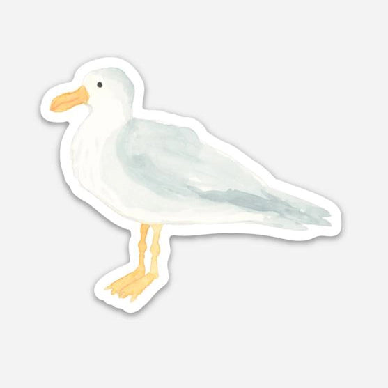 Watercolor Seagull Sticker - Gert & Co