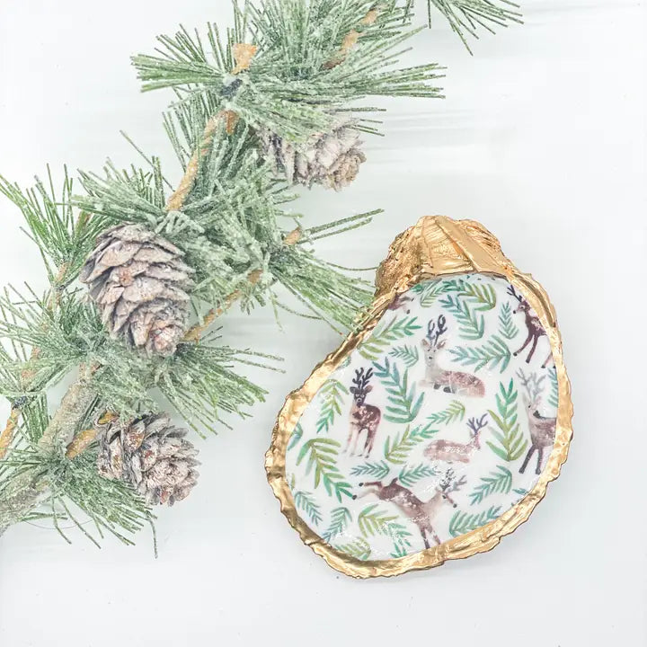 Deer Oyster Trinket Dish - Alison Brooke Designs | Handmade in Maine