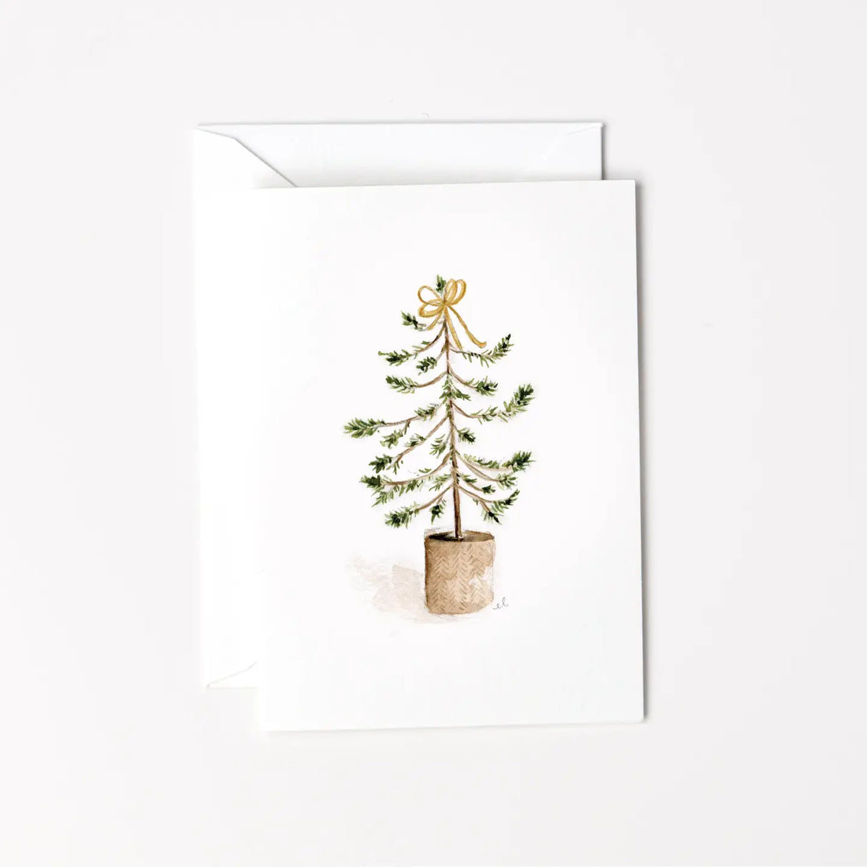 Christmas Tree Mini Notecard - emily lex studio