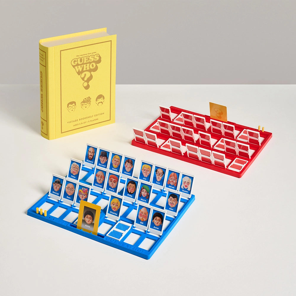 Guess Who? Vintage Bookshelf Edition Game