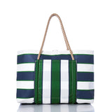 Preppy Stripe Pier Tote - Sea Bags Maine