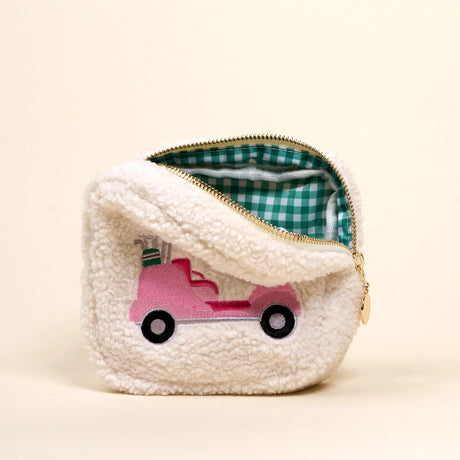 Square Golf Cart Teddy Pouch - The Darling Effect