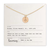 North Star Gold Necklace - Becoming Jewelry