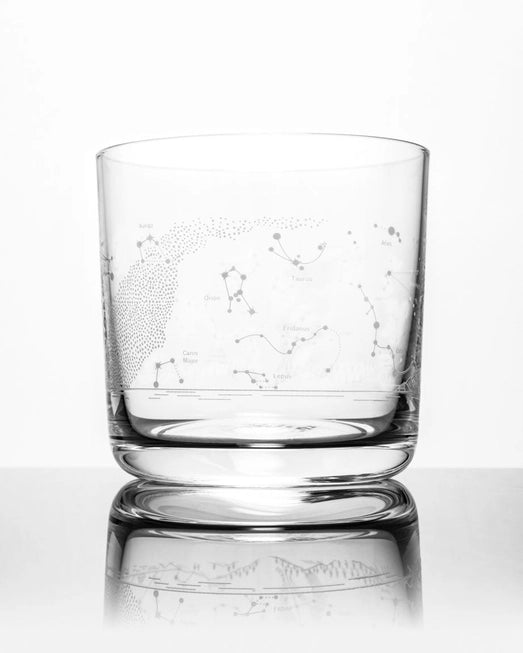 Night Sky Star Chart Whiskey Glass - Cognitive Surplus