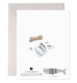 Sheepdog Belated Birthday Greeting Card - E. Frances Paper