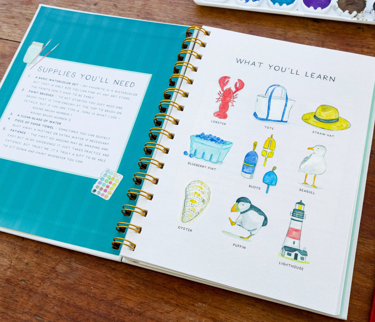 Coastin’: A Watercolor Workbook - Emmy + Olly