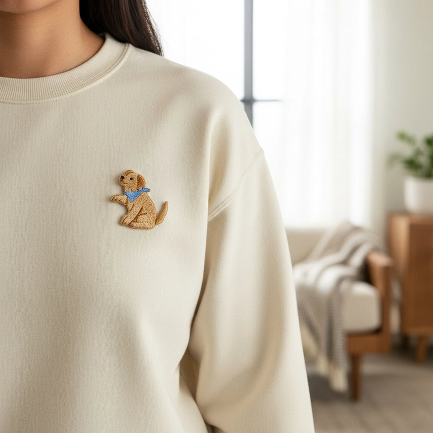 Golden Dog Iron-On Patch - The Darling Effect