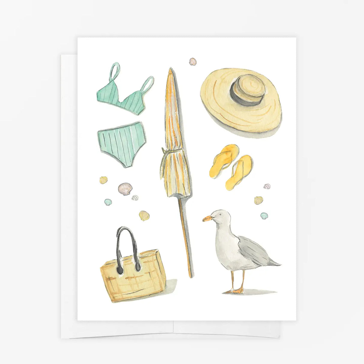 Summer Coastal Maine Beach Card - Emmy + Olly