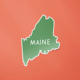 Maine State Silhouette Sticker - Little Something Co.
