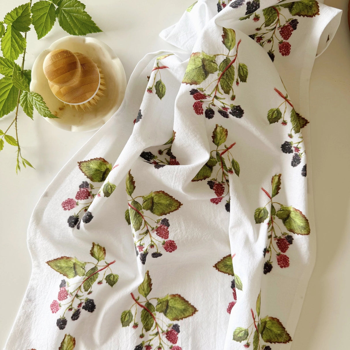 Blackberries Tea Towel - emily lex studio