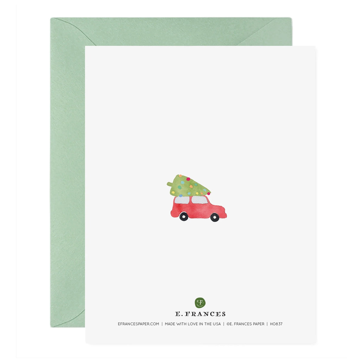 Fa La La La La Trees Christmas Card - E. Frances Paper