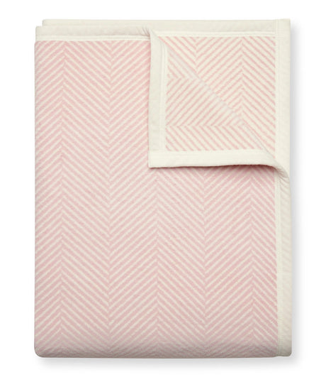 Harborview Herringbone Blush Blanket - ChappyWrap