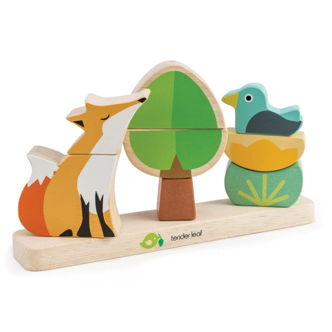 Foxy Magnetic Stacker Toy - Tender Leaf Toys