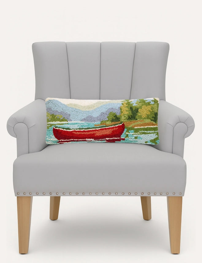 Lake Scene Hook Pillow - Peking Handicraft