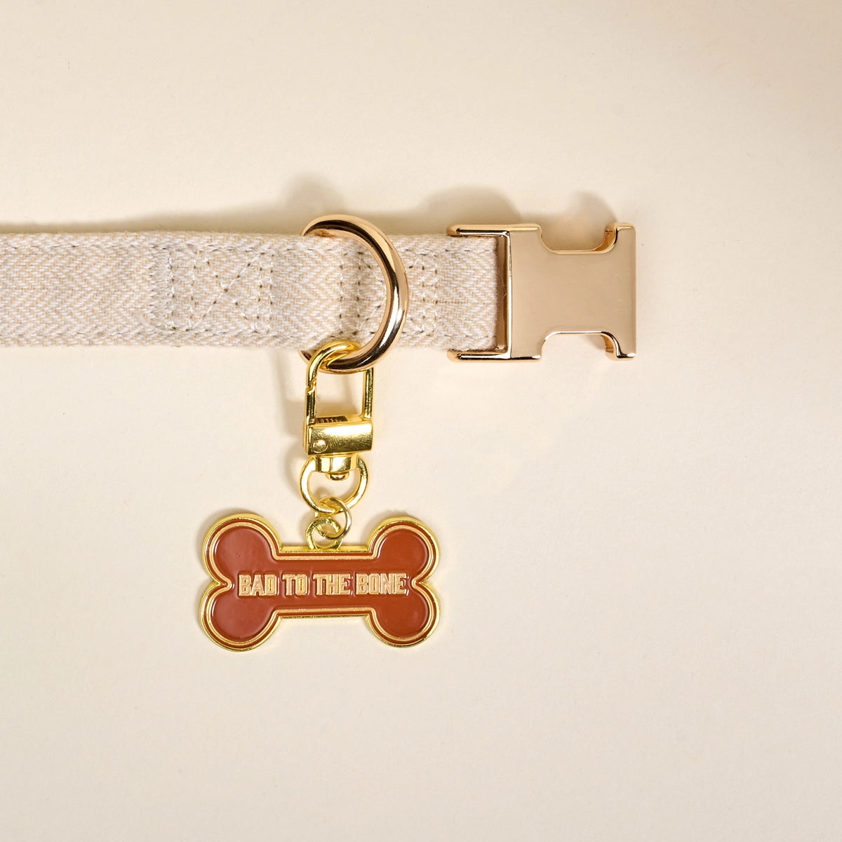 Bad to the Bone Dog Collar Charm - The Darling Effect