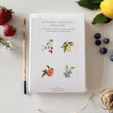 Fruit Paintable Notecards - emily lex studio