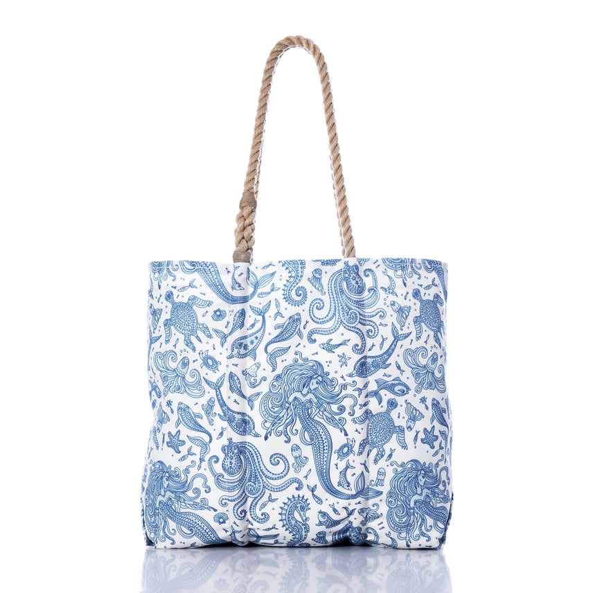 Paisley Mermaid Medium Tote - Sea Bags Maine