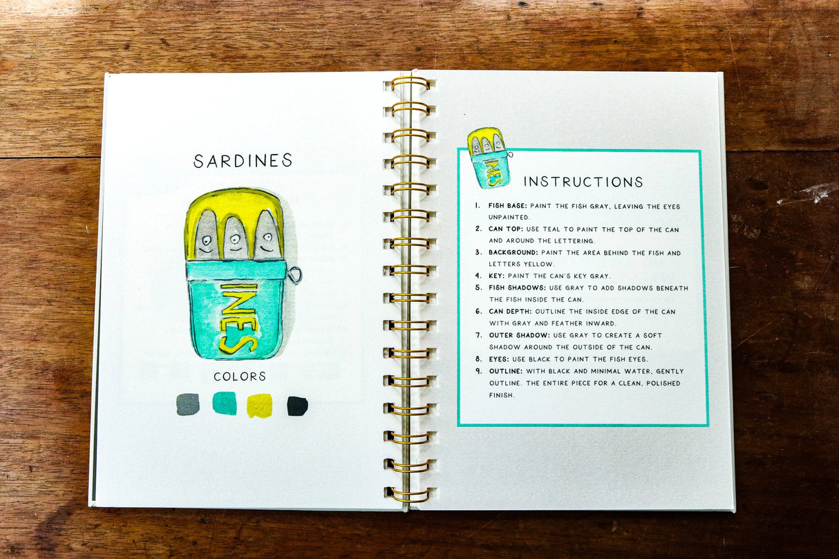 Tiny Objects: A Watercolor Workbook - Emmy + Olly