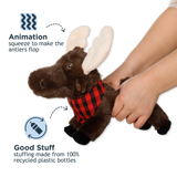 Animated Moose Dog Toy - Tall Tails