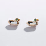 Duck Enamel Stud Earrings - Larissa Loden