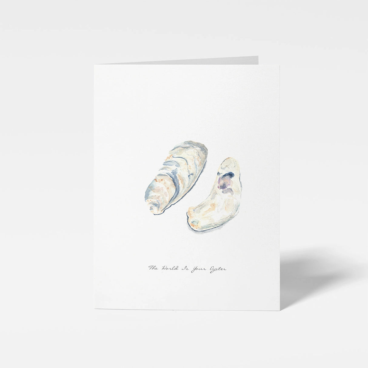 The World is Your Oyster Mini Note Card - Finding Silver Pennies