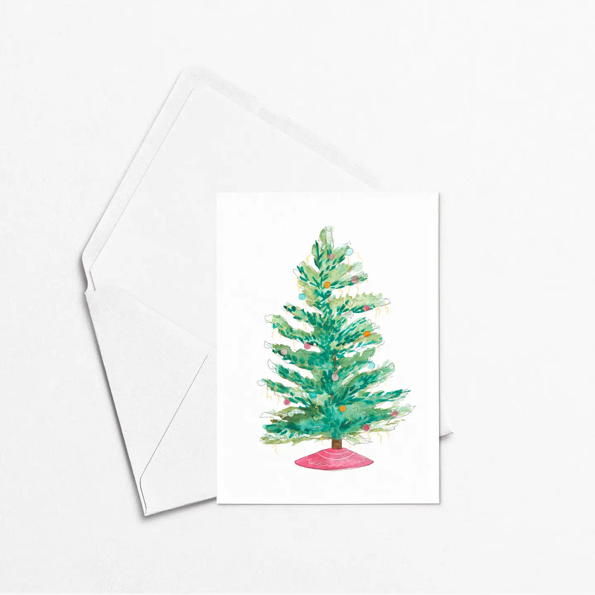 Christmas Tree Mini Card - Emmy + Olly