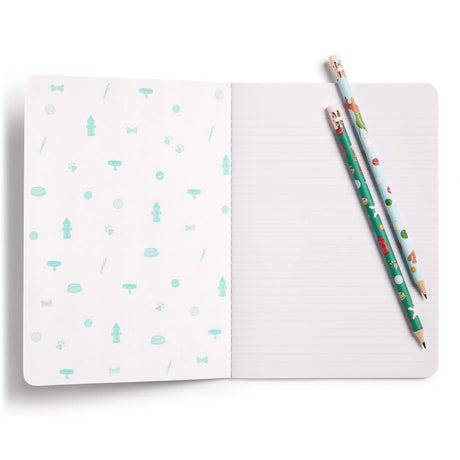 Off Leash Set of Two Stitched Notebooks - E. Frances Paper