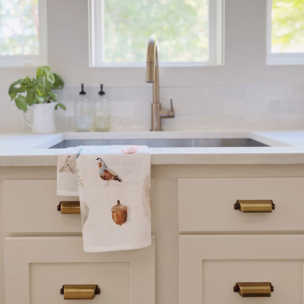 Autumn Tea Towel - emily lex studio - The Woods Maine