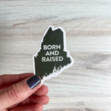 Born and Raised Maine Sticker - Gert & Co