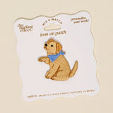 Golden Dog Iron-On Patch - The Darling Effect