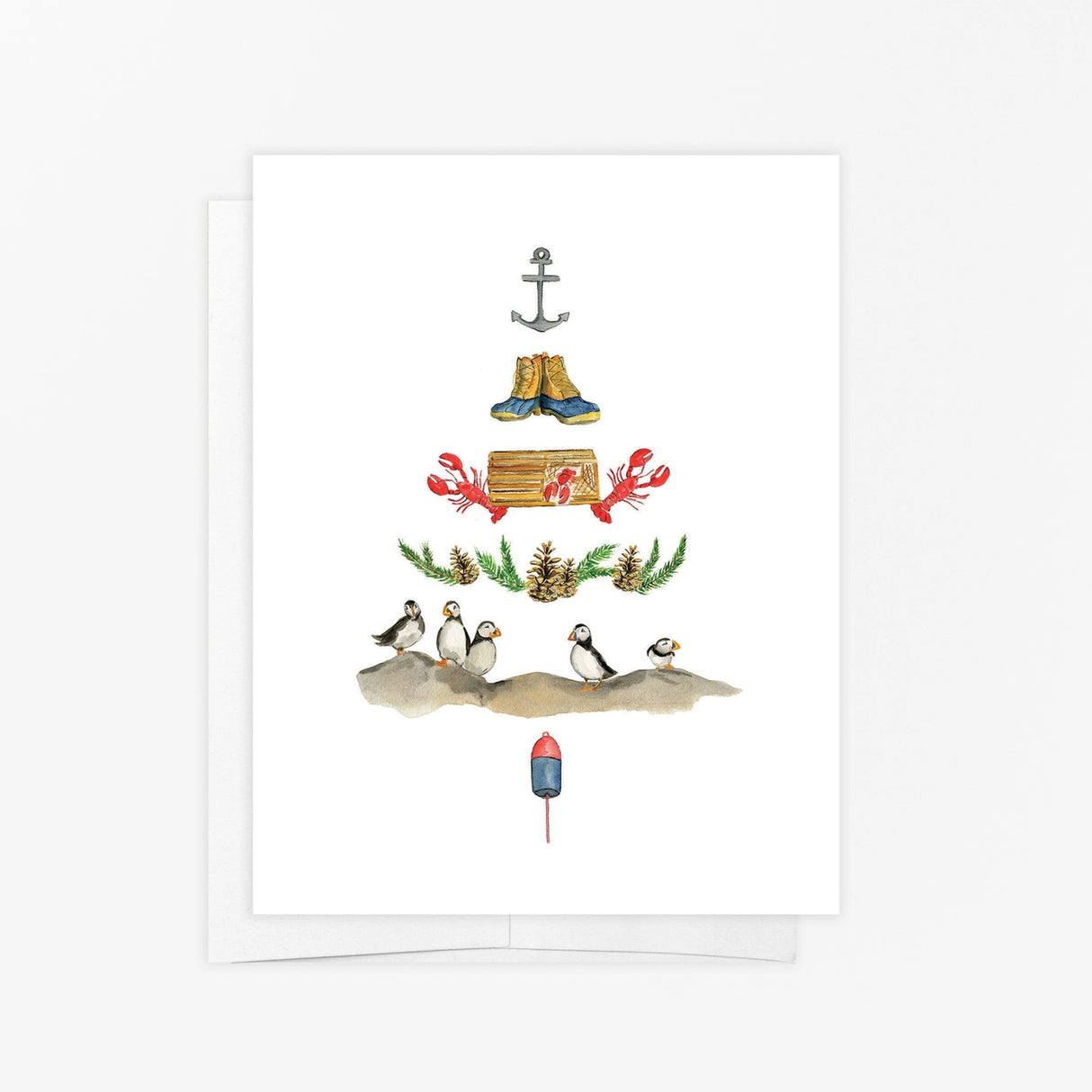 Maine Holiday Tree Card Box Set - Emmy + Olly
