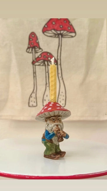 Mushroom Gnome Cake Topper - Camp Hollow