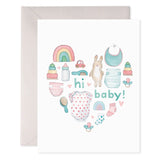 Hi Baby Shower Greeting Card - E. Frances Paper