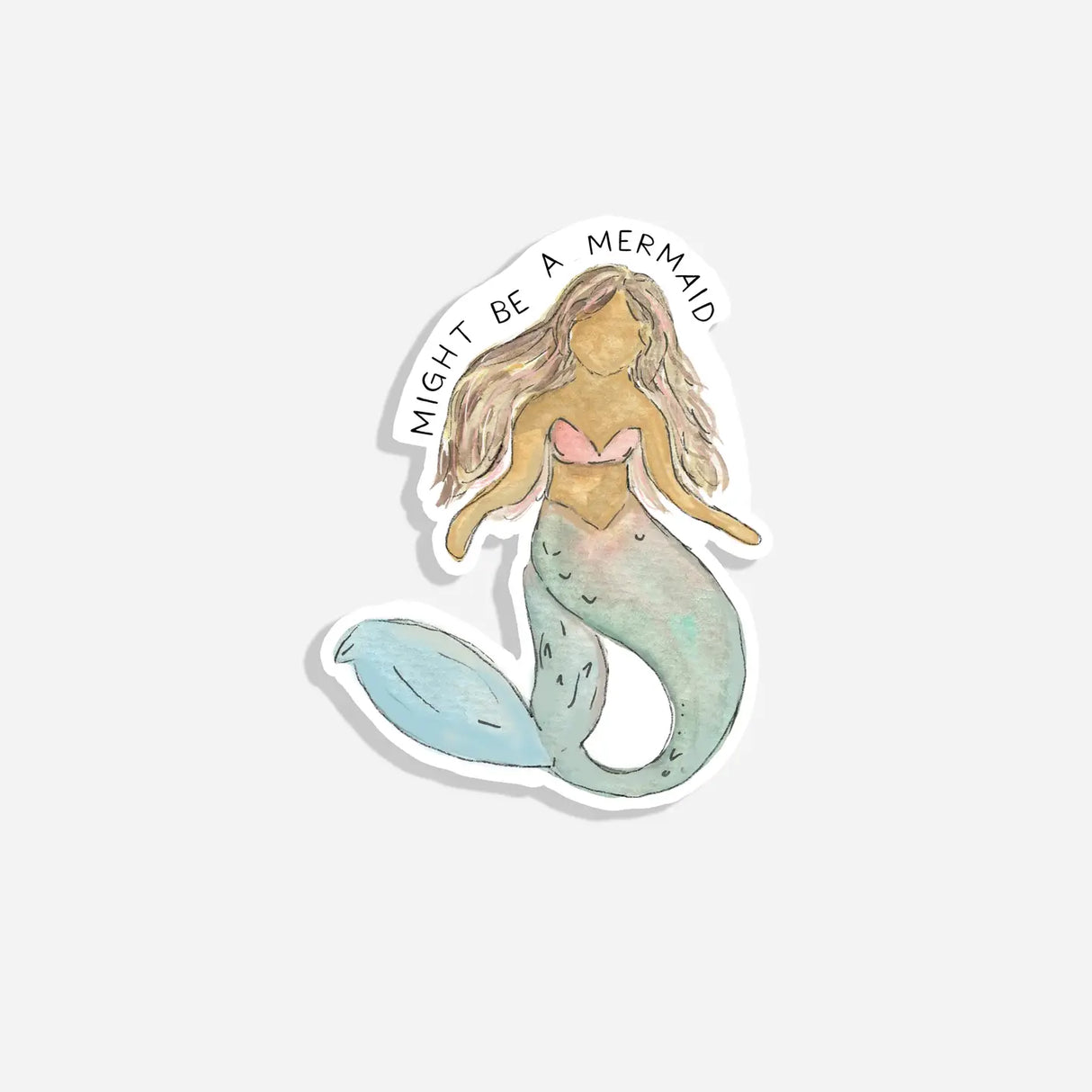 Might Be a Mermaid Sticker - Emmy + Olly