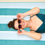 XL Quick-Dry Summer Stripes Beach Towel - The Darling Effect