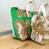 Kelly Green Pinecone Satchel Bag - Erin Flett