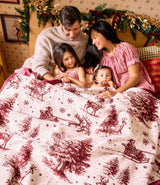 Santa Toile Blanket - ChappyWrap