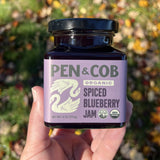 Organic Spiced Wild Blueberry Jam - Pen & Cob Farm | MADE IN MAINE