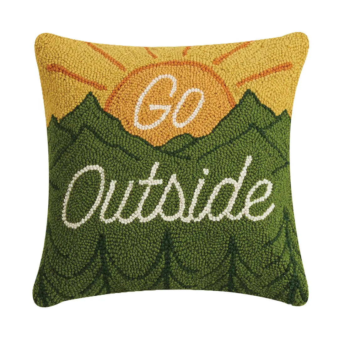 Go Outside Hook Pillow - Peking Handicraft